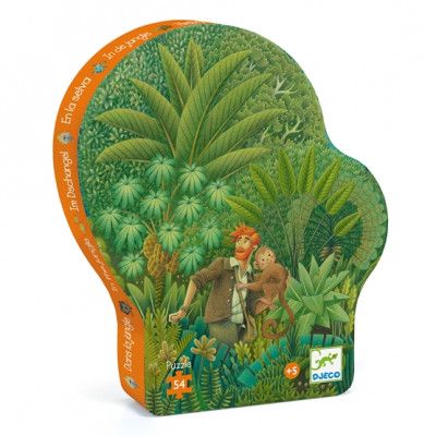 Djeco - Pussel - In the Jungle, 54 pcs