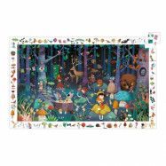 Djeco - Pussel - Observation Puzzle - Enchanted Forest