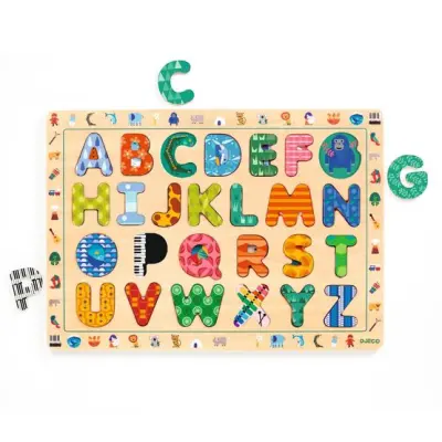 Djeco - Pussel - Puzzle Abc International