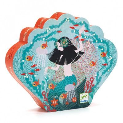 Djeco - Pussel - Siluettepussel, Aquatic paradise, 54 pcs