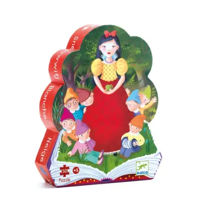 Djeco - Pussel - Snow White - 50 Pcs