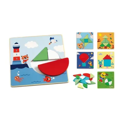 Djeco - Pussel - Tangramini