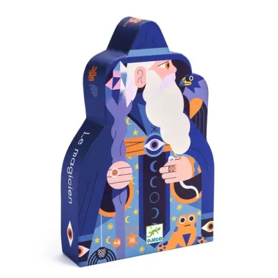 Djeco - Pussel - The Magician And The Crystal Scepter 36 Delar