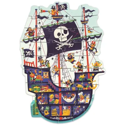Djeco - Pussel - The pirate ship - 36 pcs