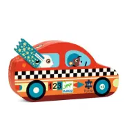 Djeco - Pussel - The Racing Car 16 Delar