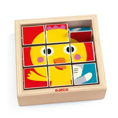 Djeco - Pussel - TournaFerme, 9 pcs (27 sidor)