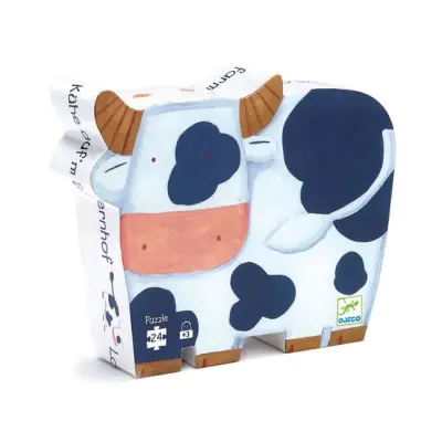 Djeco - The cows on the farm - 24 pcs