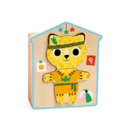 Djeco - Wooden Puzzle - Dressup-Mix