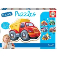 Educa Baby Pussel 5-pack Fordon 3-5 bitar 14866 - Educa -  Leksaksaffären