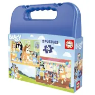 Educa Bluey Väska med Pussel 2x20 bitar - Bluey -  Leksaksaffären