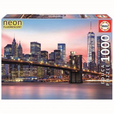 Educa Brooklyn Bridge Neon Pussel 1000 bitar