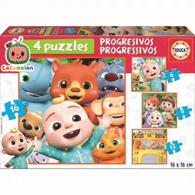 Educa Cocomelon 4-pack Pussel 6-9-12-16 bitar 19238