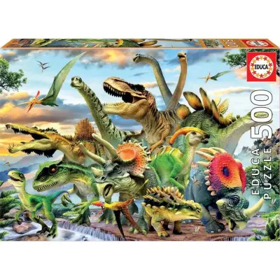 Educa Dinosaurs Pussel 500 bitar