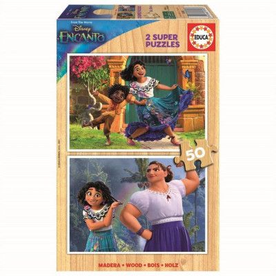 Educa Disney Encanto Träpussel 2x50 bitar 19198