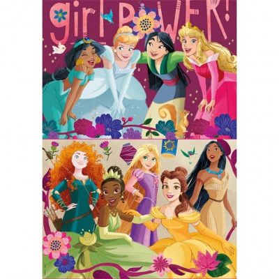 Educa Disney Princess Pussel 2x48 bitar - Disney Princess -  Leksaksaffären