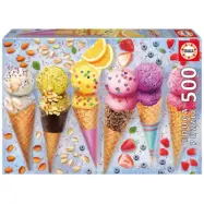 Educa Ice Cream Pussel 500 bitar - Educa -  Leksaksaffären