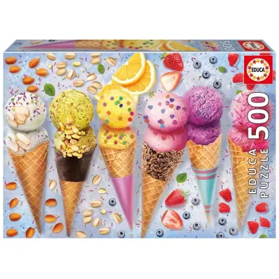 Educa Ice Cream Pussel 500 bitar - Educa -  Leksaksaffären