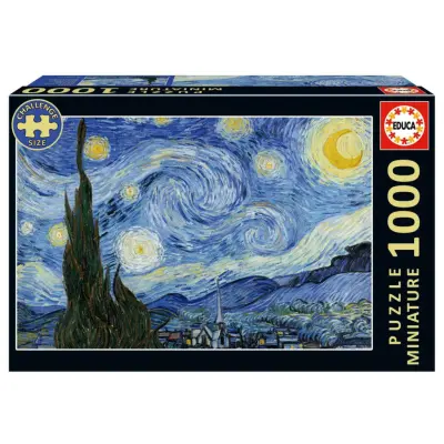 Educa Miniature The Starry Night Van Gogh Pussel 1000 bitar - Educa -  Leksaksaffären