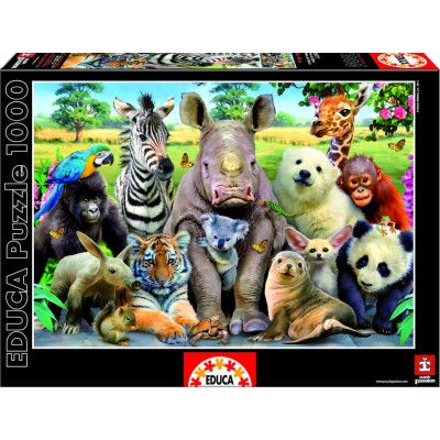 Educa Pussel 1000 bitar Class Photo - Educa -  Leksaksaffären