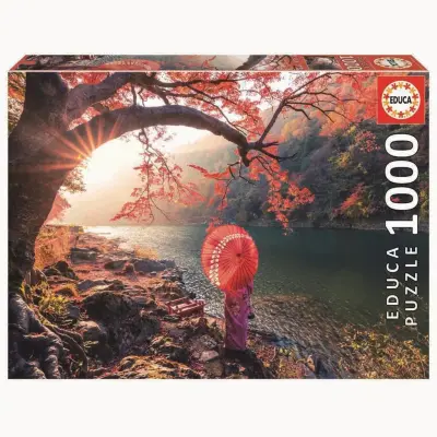 Educa Sunrise in Katsura River Japan Pussel 1000 bitar - Educa -  Leksaksaffären
