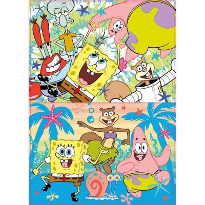 Educa Svampbob Pussel 2x100 bitar