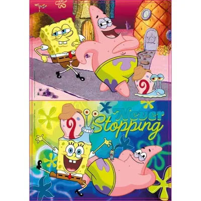 Educa Svampbob Pussel 2x48 bitar