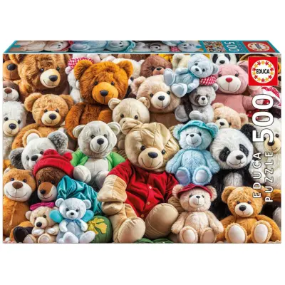 Educa Teddy Bears Pussel 500 bitar - Educa -  Leksaksaffären