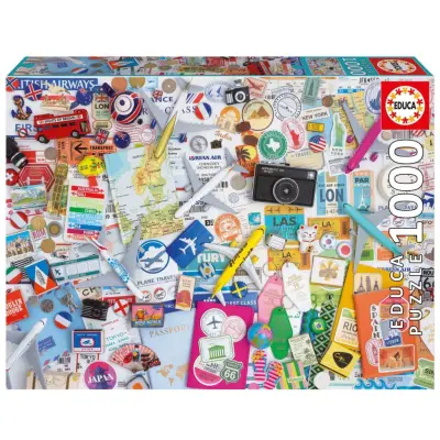 Educa Travel Collage Pussel 1000 bitar - Educa -  Leksaksaffären