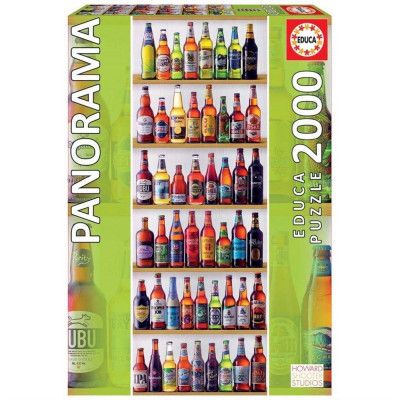 Educa World Beers Panorama Pussel 2000 bitar