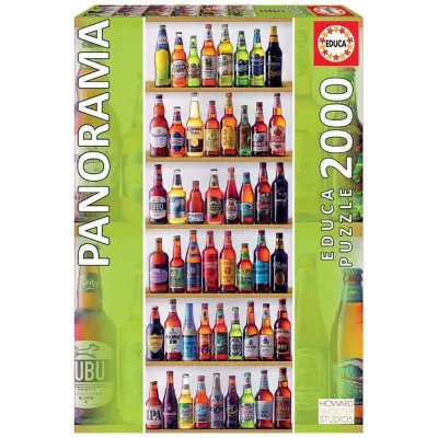 Educa World Beers Panorama Pussel 2000 bitar