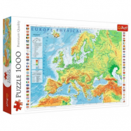 Europakarta pussel 1000 Bitar