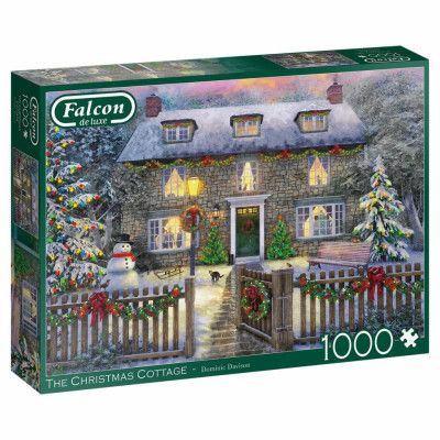 Falcon Christmas Cottage Pussel 1000 bitar 11313 - Falcon -  Leksaksaffären