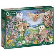 Falcon de Luxe Owls in the Wood Pussel 1000 bitar