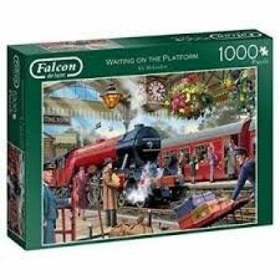 Falcon Waiting on the Platform Pussel 1000 bitar 11250 - Falcon -  Leksaksaffären