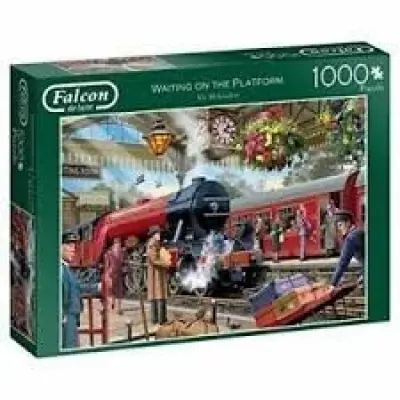 Falcon Waiting on the Platform Pussel 1000 bitar 11250 - Falcon -  Leksaksaffären