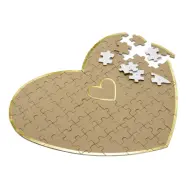 Gästbokspussel Hjärtformat