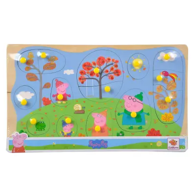 Greta Gris Knoppussel 14 bitar Höst - Greta Gris -  Leksaksaffären