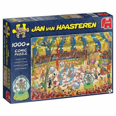 Jan Van Haasteren Acrobat Circus Pussel 1000 bitar 19089 - Jan Van Haasteren -  Leksaksaffären
