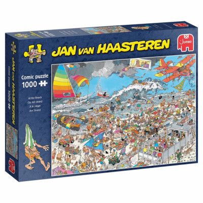 Jan Van Haasteren At the Beach Pussel 1000 bitar - Jan Van Haasteren -  Leksaksaffären