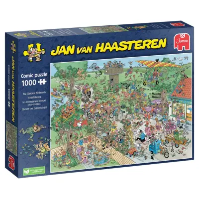 Jan Van Haasteren Big Garden Birdwatch Pussel 1000 bitar - Jan Van Haasteren -  Leksaksaffären