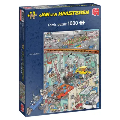 Jan Van Haasteren Cars in the Make Pussel 1000 bitar 82036