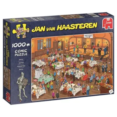 Jan Van Haasteren Darts 1000 bitar 19076 - Jan Van Haasteren -  Leksaksaffären