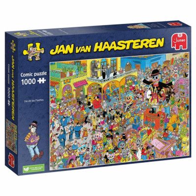 Jan Van Haasteren Dia De Los Muertos Pussel 1000 bitar - Jan Van Haasteren -  Leksaksaffären