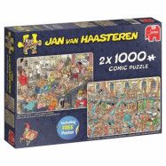 Jan Van Haasteren Happy Holidays Pussel 2x1000b 19082