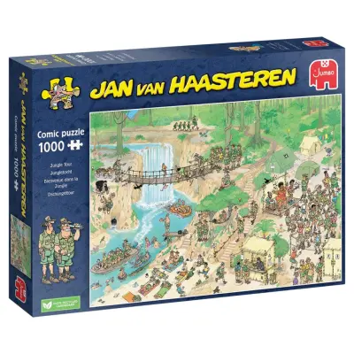 Jan Van Haasteren Jungle Tour Pussel 1000 bitar - Jan Van Haasteren -  Leksaksaffären