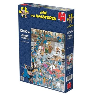Jan Van Haasteren On the Assembly Line Pussel 1000 bitar