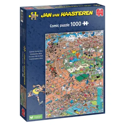 Jan Van Haasteren OS Summer Games Paris Pussel 1000 bitar - Jan Van Haasteren -  Leksaksaffären