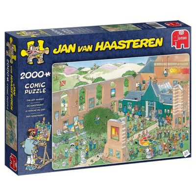 Jan Van Haasteren The Art Market Pussel 2000 bitar 20023