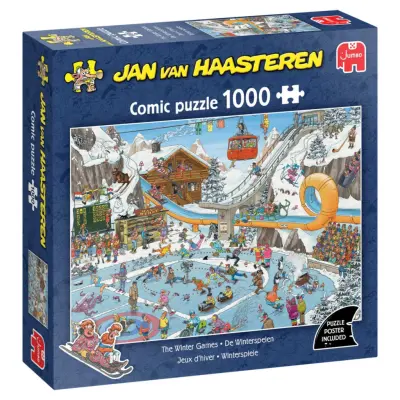 Jan van Haasteren The Winter Games Pussel 1000 bitar - Jan Van Haasteren -  Leksaksaffären