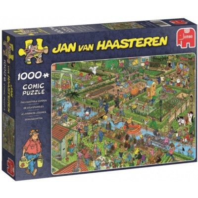 Jan Van Haasteren Vegetable garden 1000 bitar - Jan Van Haasteren -  Leksaksaffären